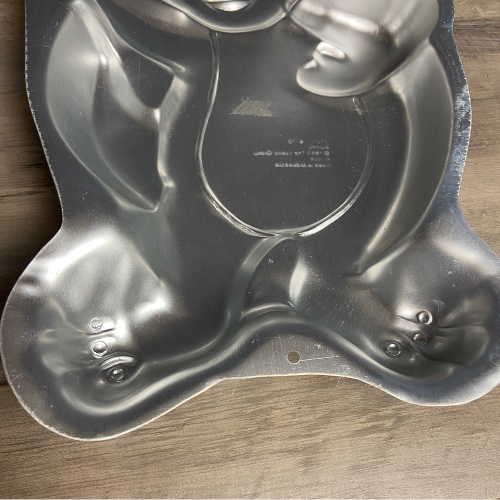 1993 Wilton Barney‎ the Purple Dinosaur Cake Pan  #2105-6713 - Picture 7 of 8